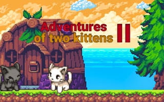 Adventures of Two Kittens II: Cute Cat Puzzle Game