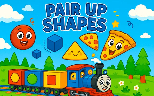 Pair Up Shapes - Geometry Puzzle Game