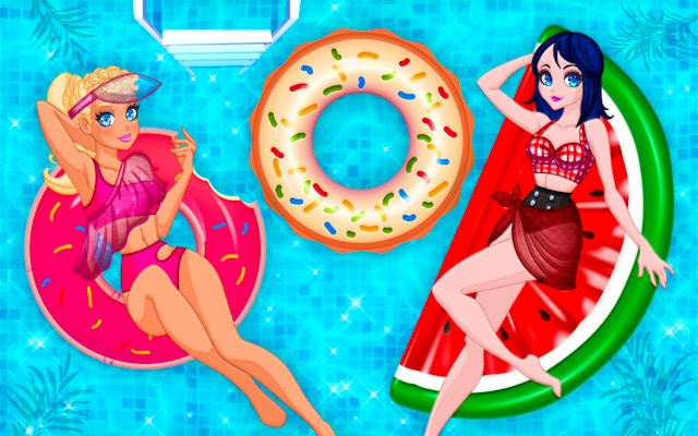 Pool Float Party: Girls Makeover & Design Game