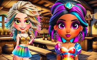 Royal Rebellion Punk Magic Dress Up Game