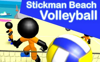 Stickman Beach Volleyball Game