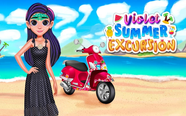 Superhero Violet Summer Excursion Makeover Game
