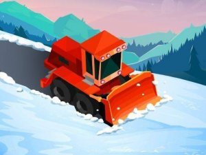Snowy Road Clearing Simulator