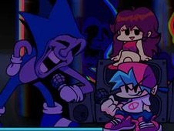 FNF: Majin Sonic and Sonic.Exe Sings Chaotic Endless Online Arcade Game