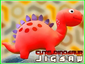 Cute Dinosaur Jigsaw Puzzle Game Online - Puzzle Game