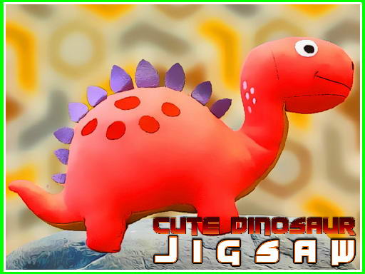 Cute Dinosaur Jigsaw Puzzle Game Online - Puzzle Game