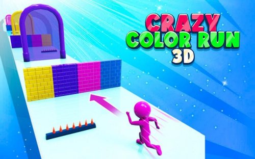 Crazy Color Run 3D - Color Match & Obstacle Game