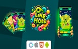 Line of Hole - Connect the Dots Puzzle Game