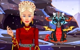 Ancient Dragons Princess Dress Up Game