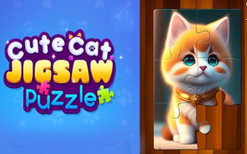 Cute Cat Jigsaw Puzzle Game