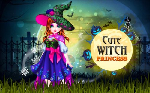 Cute Witch Princess Dress Up Game