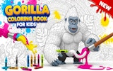 Gorilla Coloring Book: Free Kids Art Game