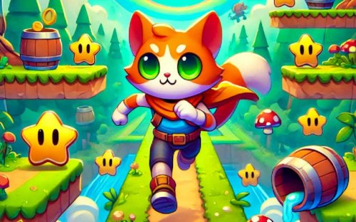 Infinity Cat Adventure Runner - Endless Arcade Platformer