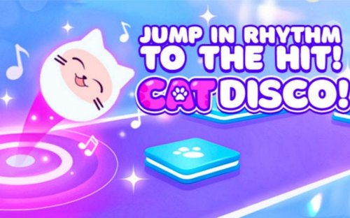 Jump in Rhythm to the Hit! Cat Disco! - Music Rhythm Game