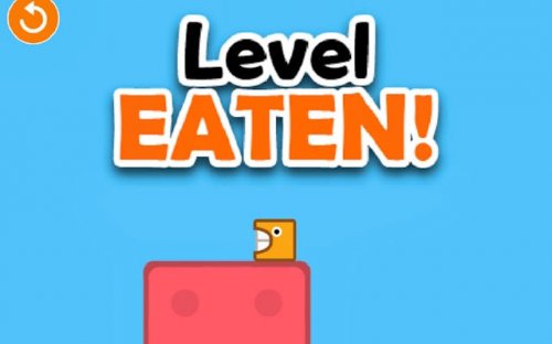 Level EATEN! - Block Eating Puzzle Game