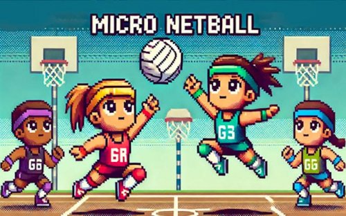 Micro Netball - Retro Pixel Sports Game