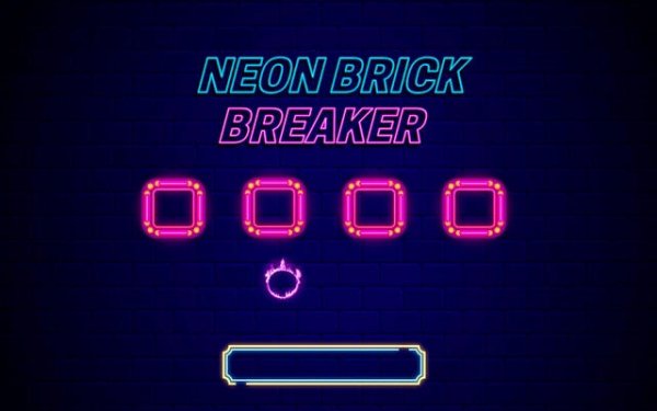 Neon Brick Breaker Online Arcade Game