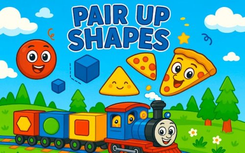 Pair Up Shapes - Geometry Puzzle Game